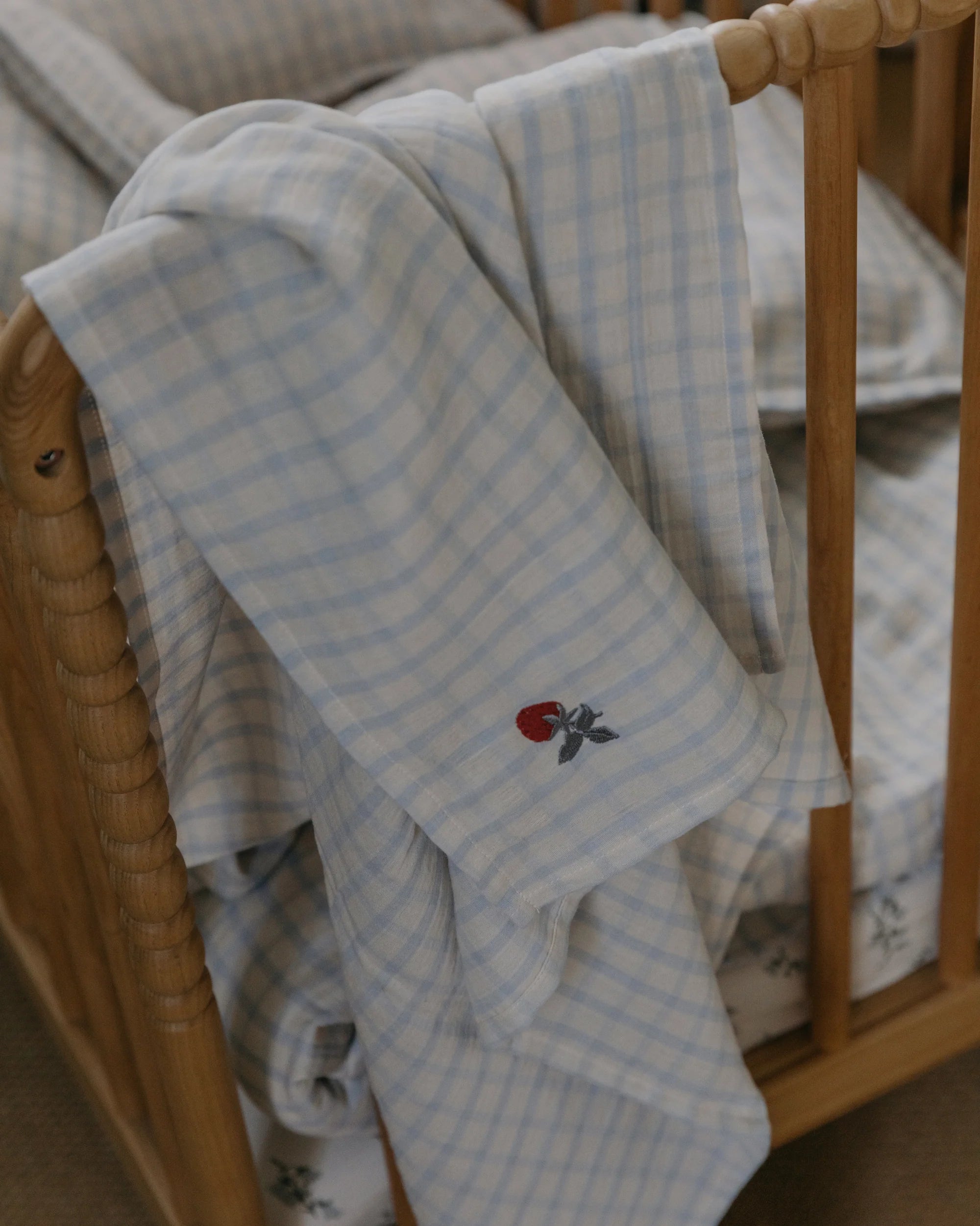 HYDROFIELE DOEK - GINGHAM SKY BLUE