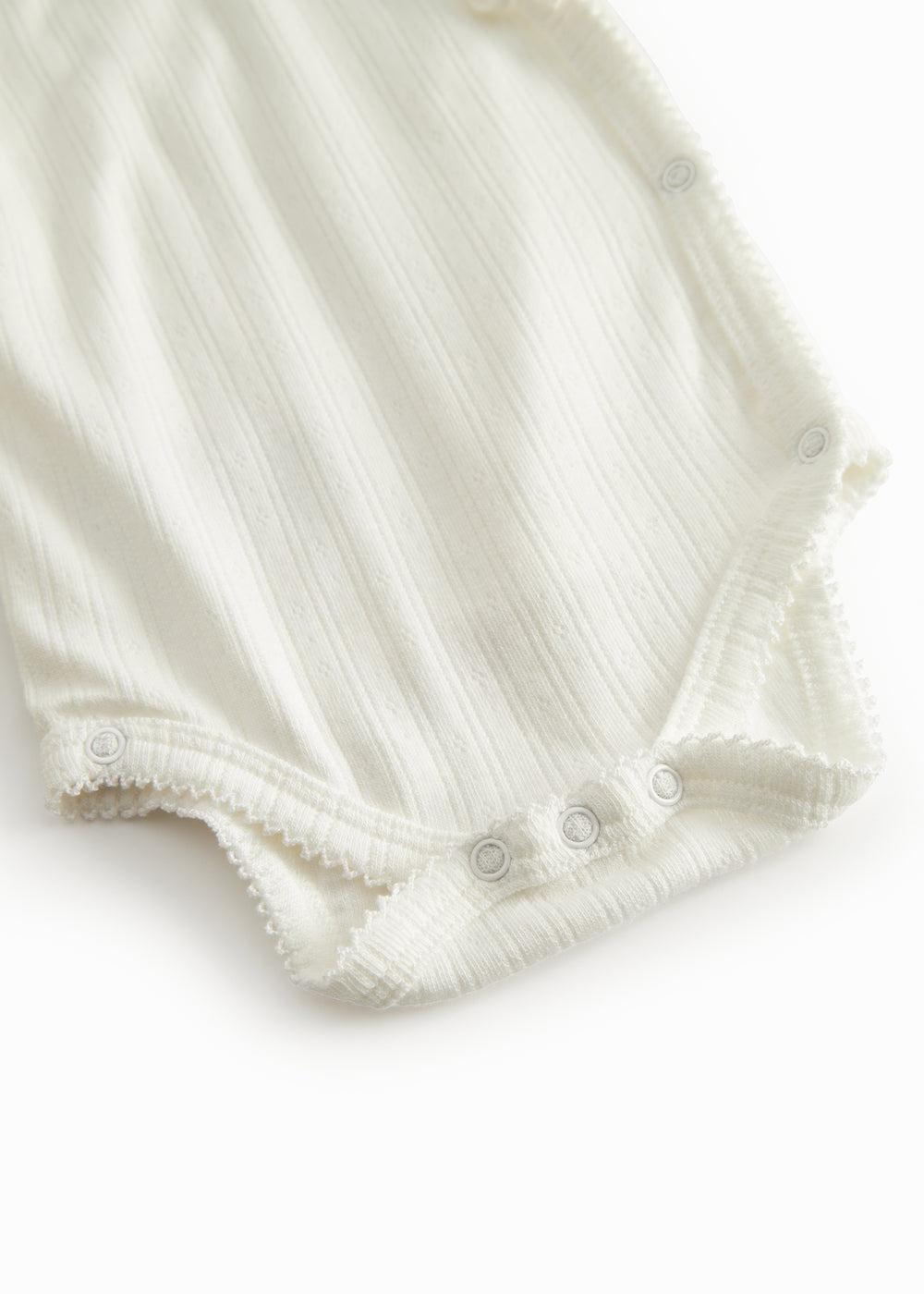 BELITA ROMPER MODAL POINTELLE - GENTLE WHITE