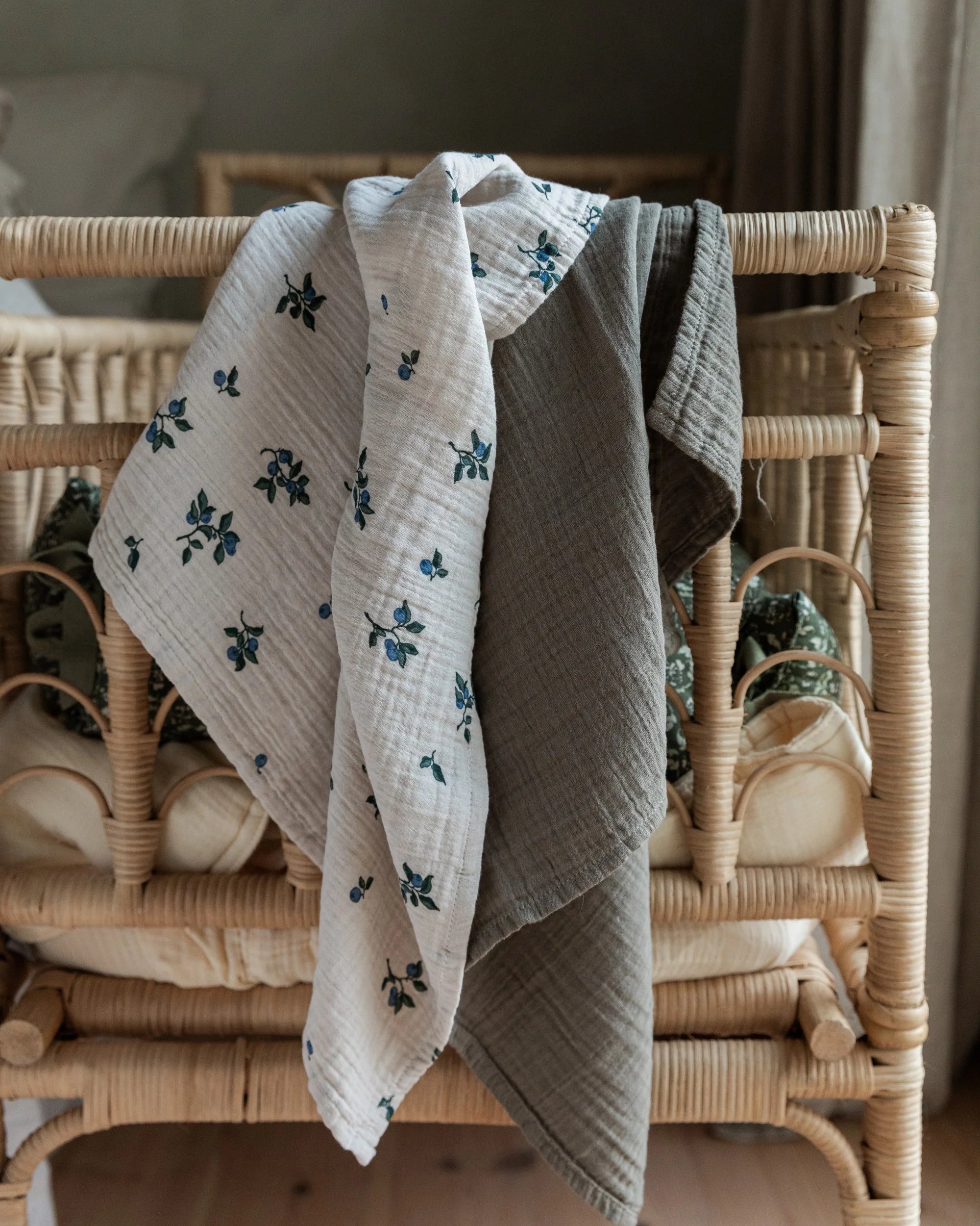 HYDROFIELE DOEK - SET VAN 2 BLUEBERRY