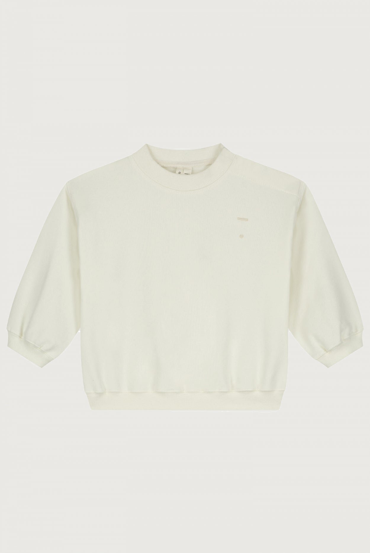 BABY DROPPED SHOULDER SWEATER - CREAM