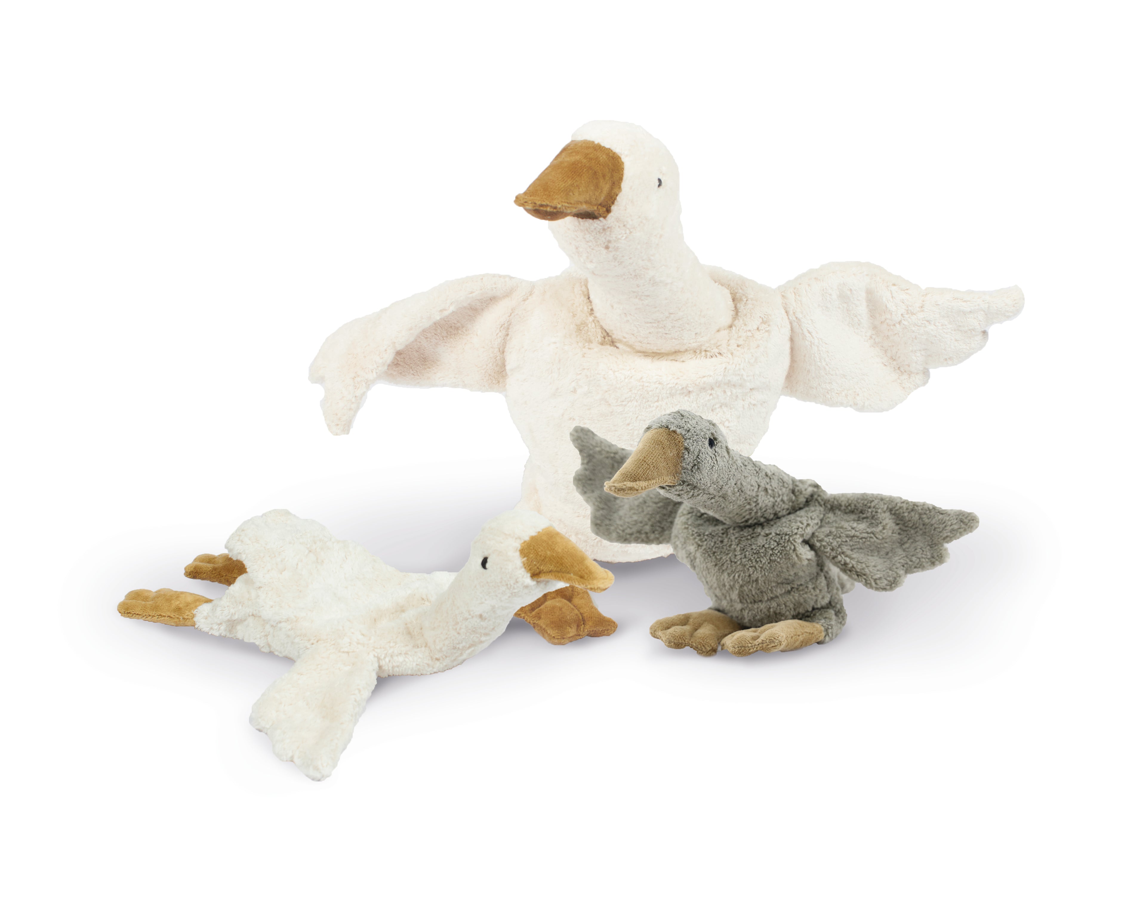 CUDDLY ANIMAL GOOSE SMALL - WHITE