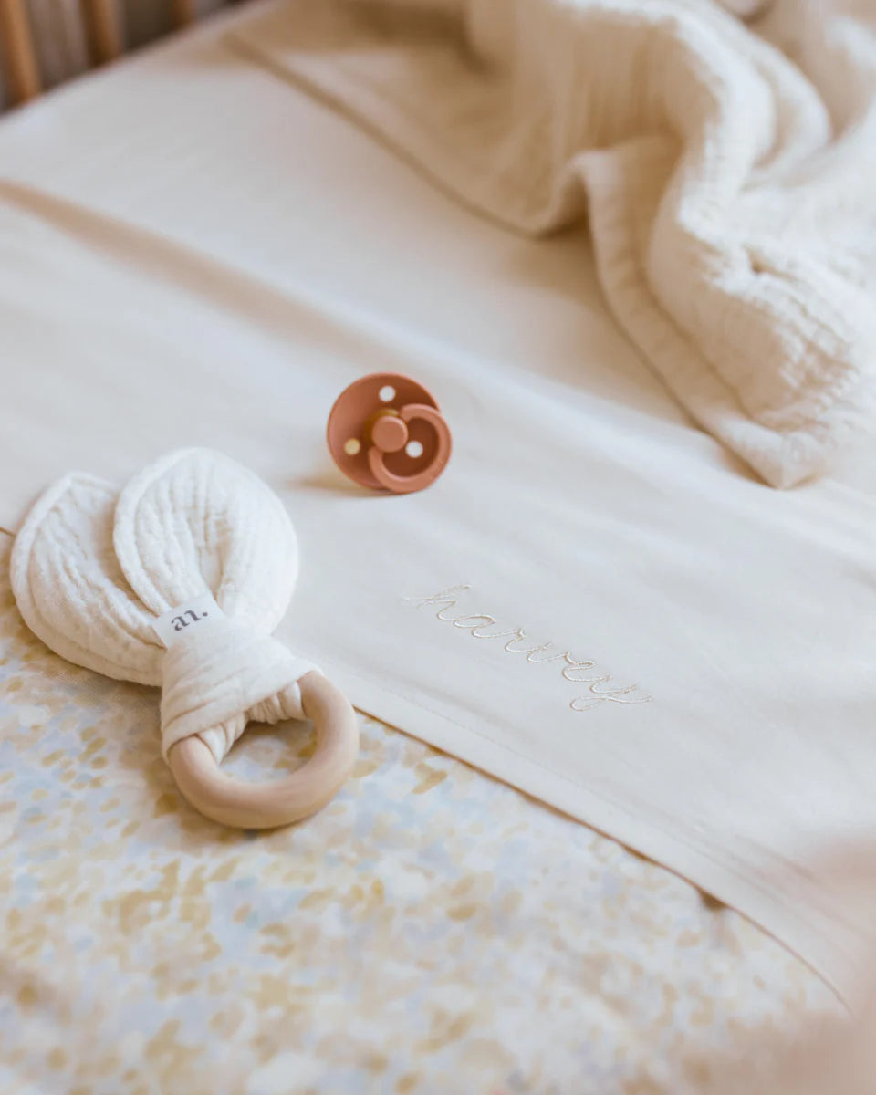 BIJTRING BUNNY EARS - CREAM