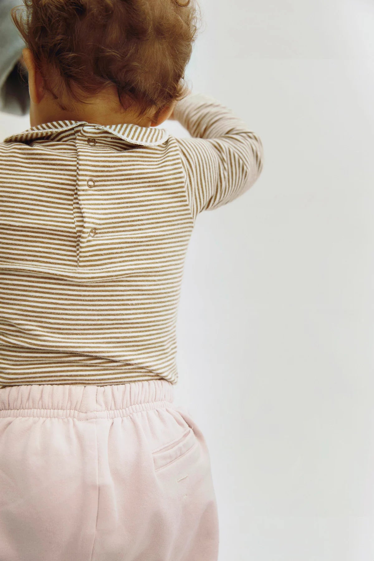 ROMPER MET KRAAG - WOODY/CREAM