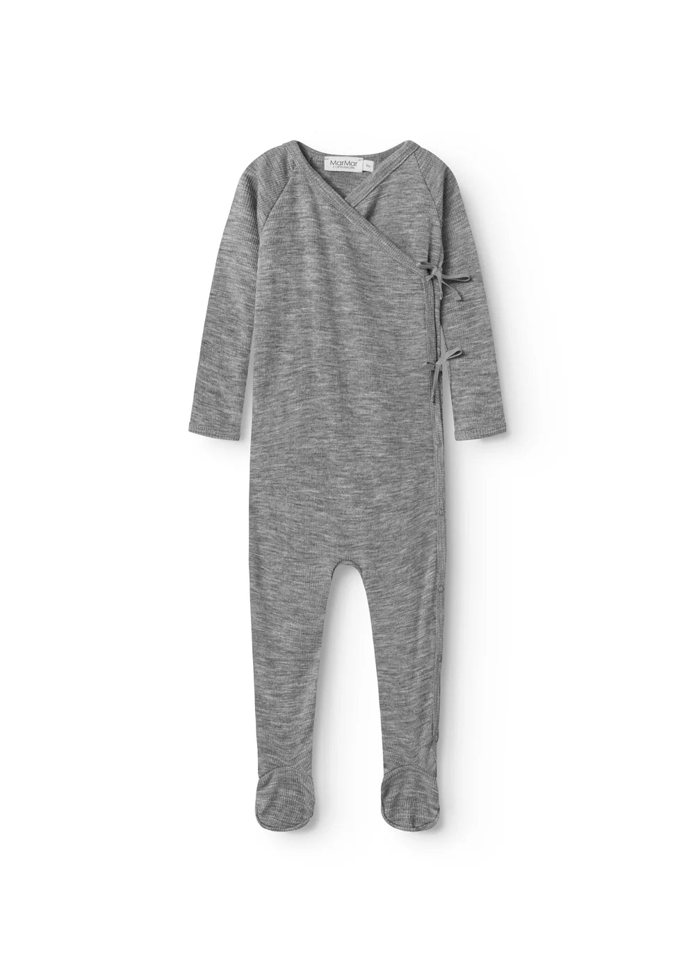 RUBETTA WOOL RIB PAKJE - GREY MELANGE