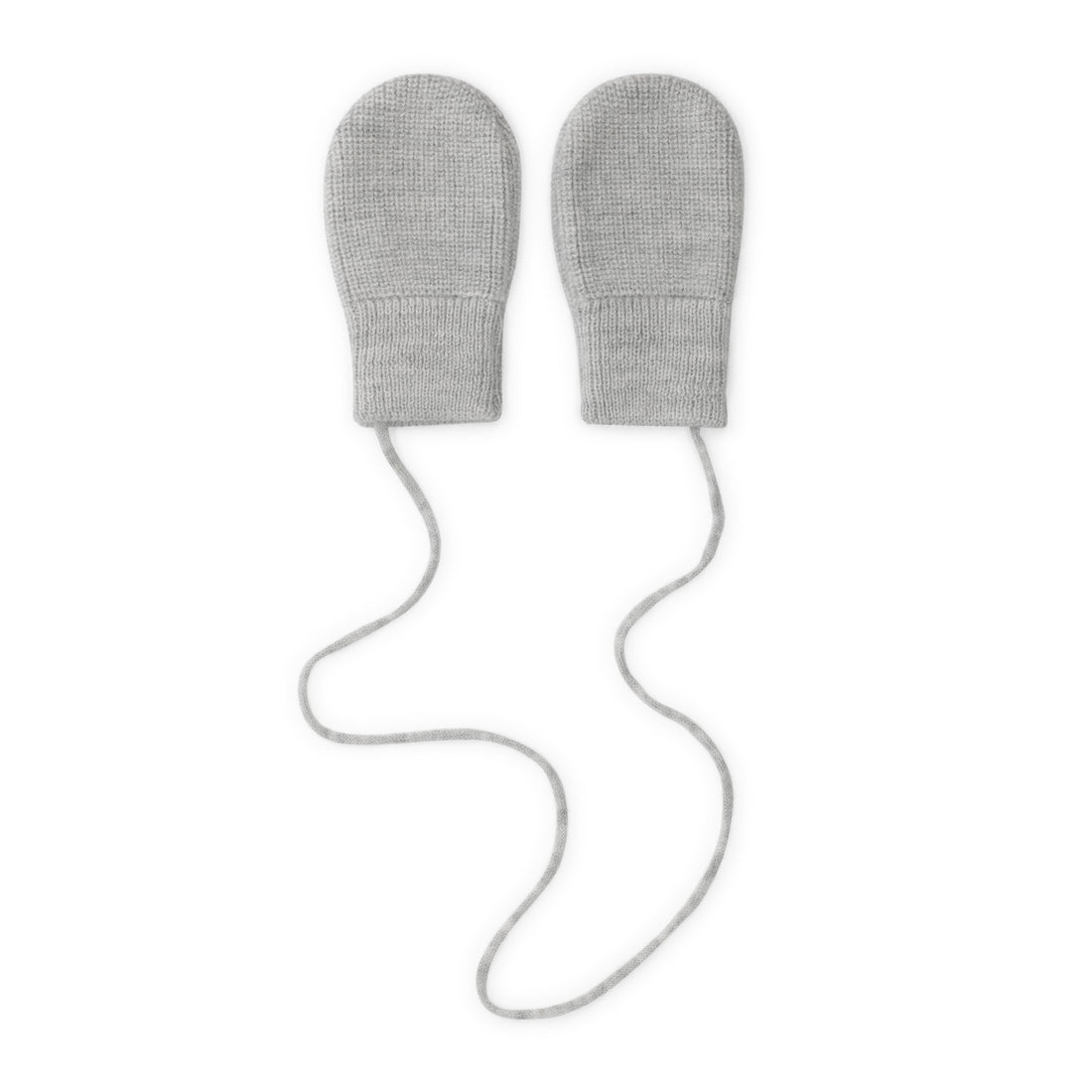 KNITTED WANTJES - GREY MELANGE