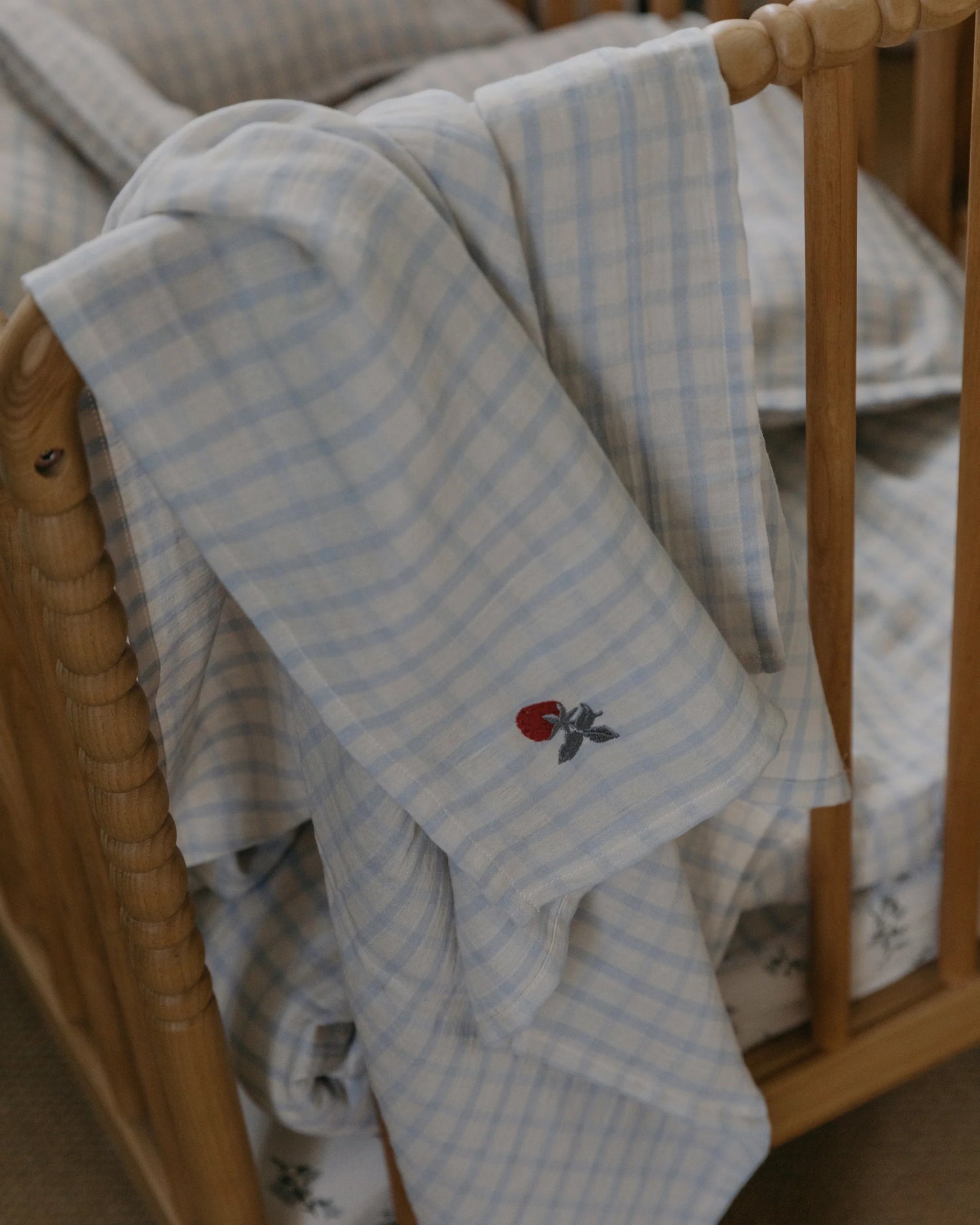 HYDROFIELE DOEK - GINGHAM SKY BLUE