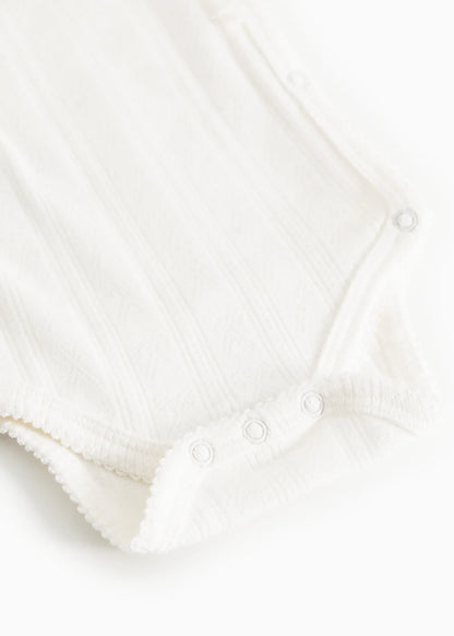 BELITA ROMPER MODAL POINTELLE - OFF WHITE