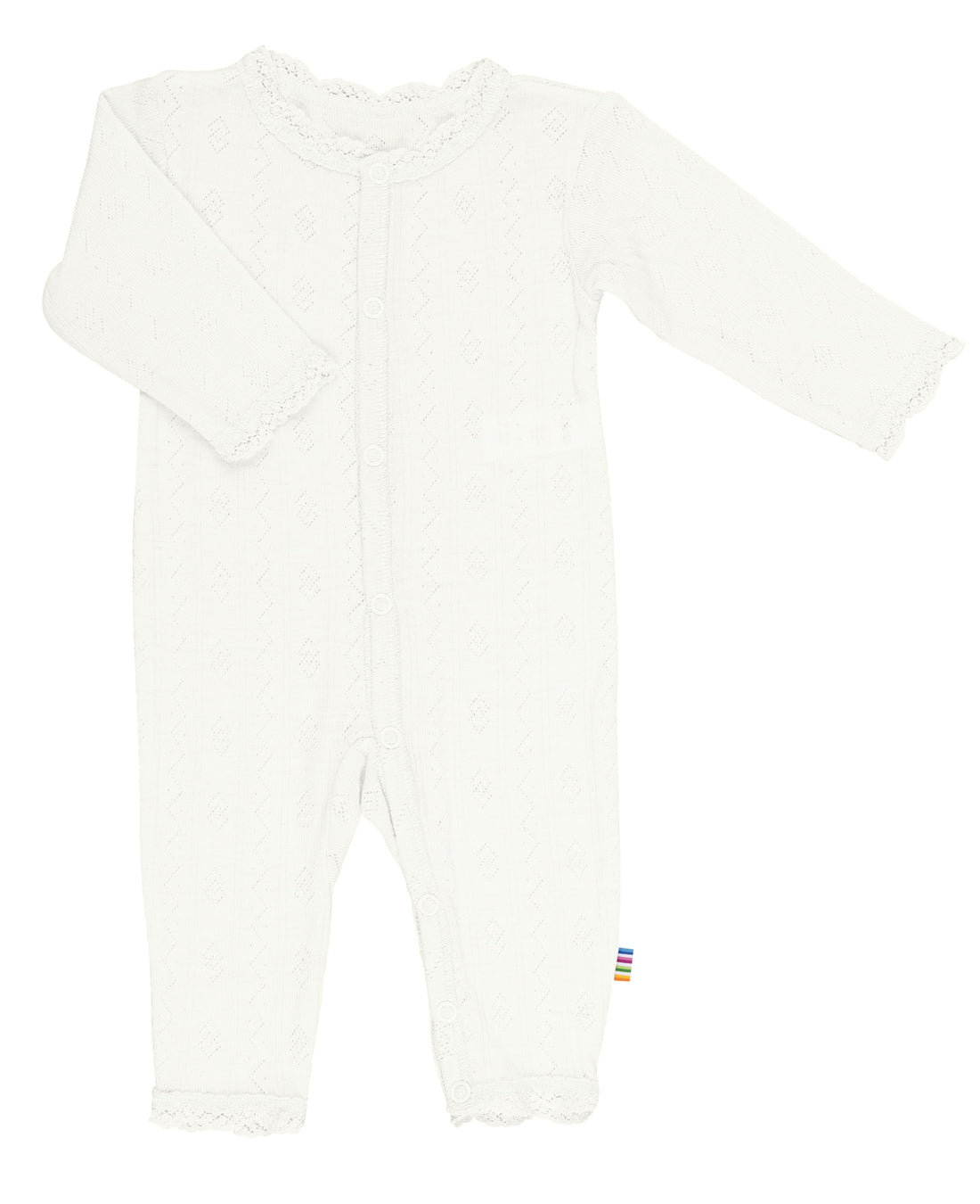 PAKJE WOL/ZIJDE AJOUR - WIT