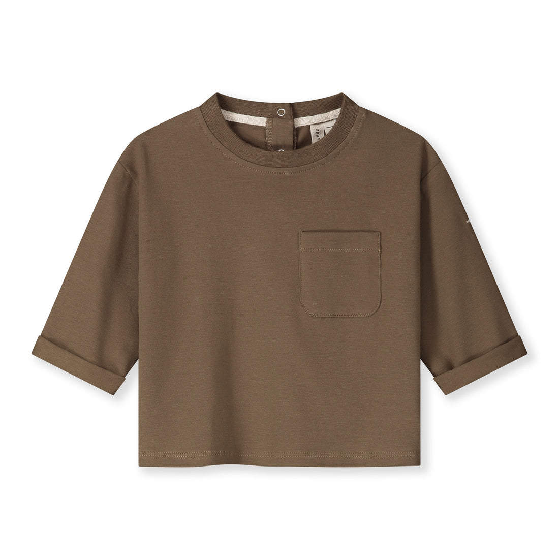BABY L/S POCKET TSHIRT - WOODY