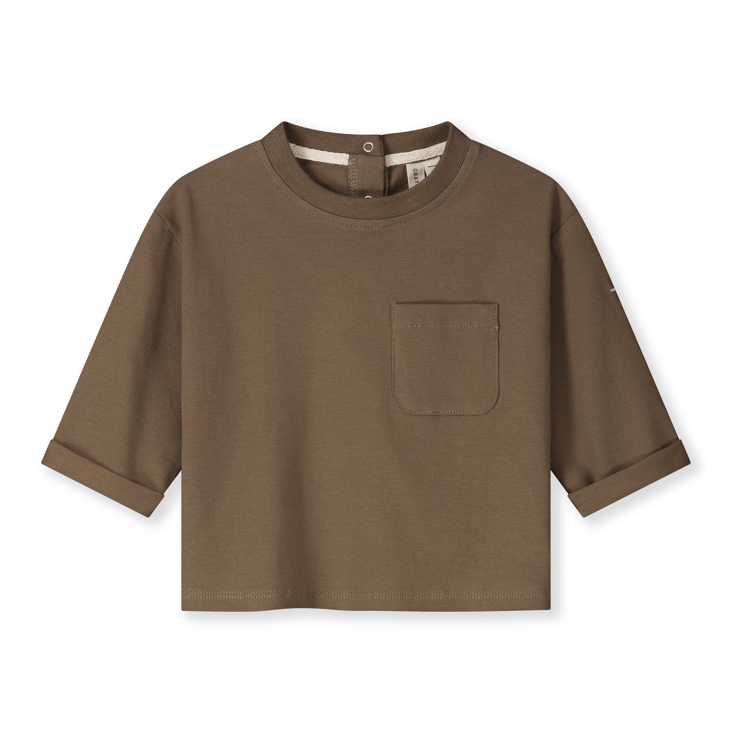 BABY L/S POCKET TSHIRT - WOODY
