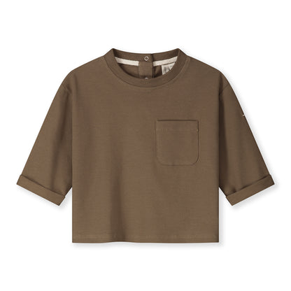 BABY L/S POCKET TSHIRT - WOODY
