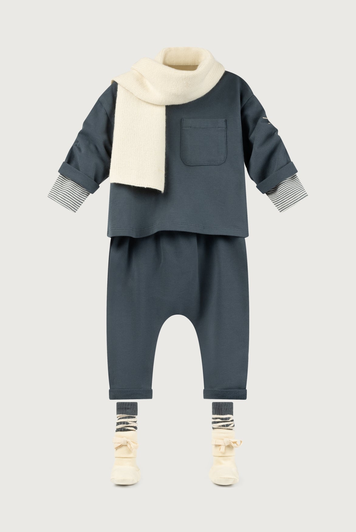 BABY BROEKJE - BLUE GREY