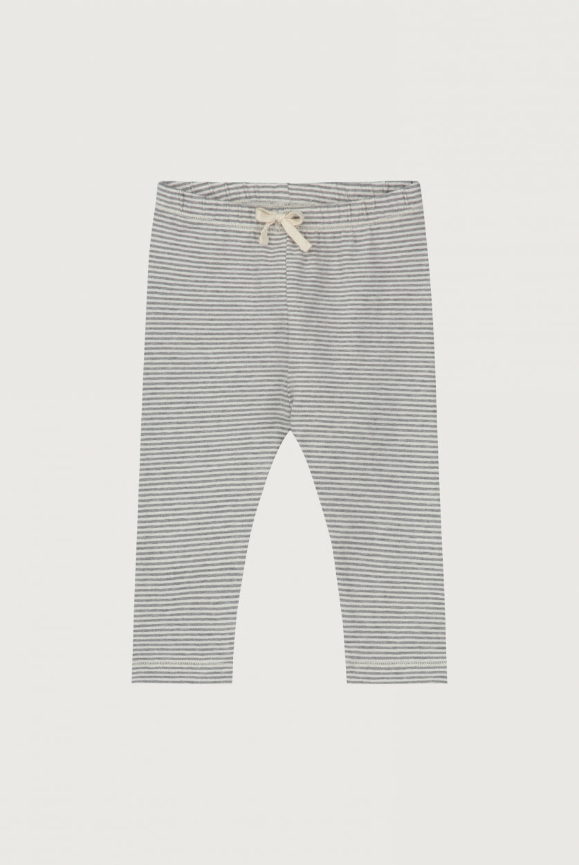 BABY LEGGING - GREY MELANGE/CREAM