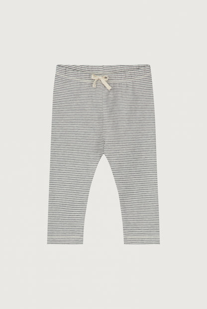 BABY LEGGING - GREY MELANGE/CREAM