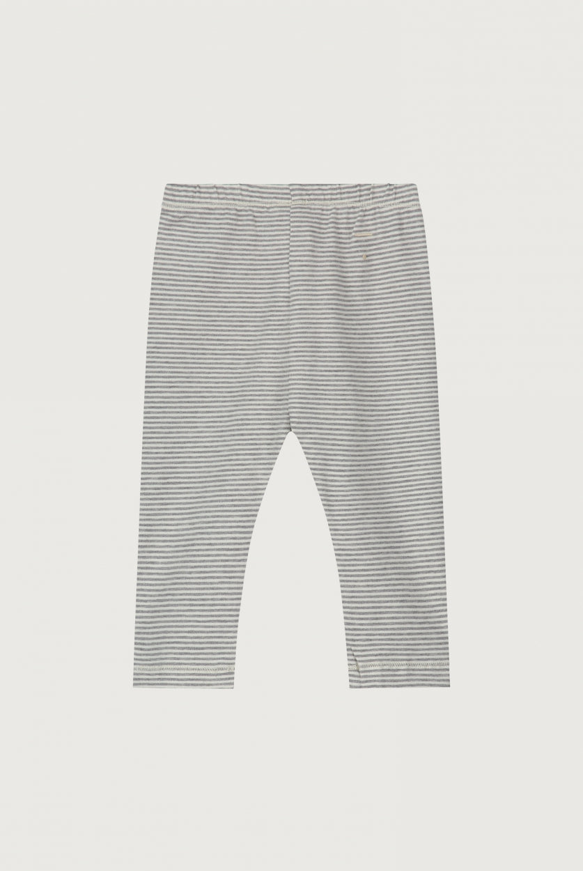 BABY LEGGING - GREY MELANGE/CREAM