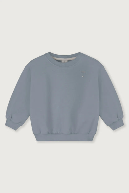 BABY DROPPED SHOULDER SWEATER - STONE GRAY