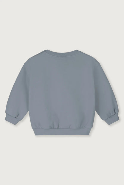 BABY DROPPED SHOULDER SWEATER - STONE GRAY