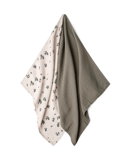 HYDROFIELE DOEK - SET VAN 2 BLUEBERRY