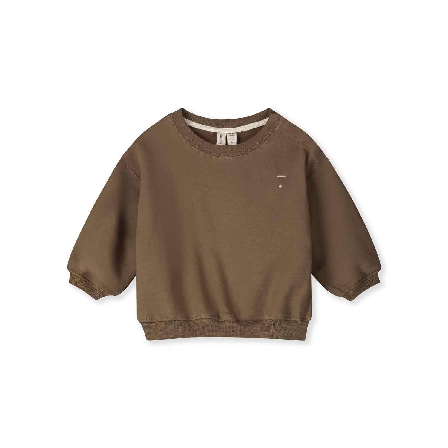 BABY DROPPED SHOULDER SWEATER - WOODY