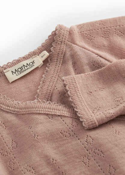 RUBETTA WOOL POINTELLE PAKJE - BURNT ROSE