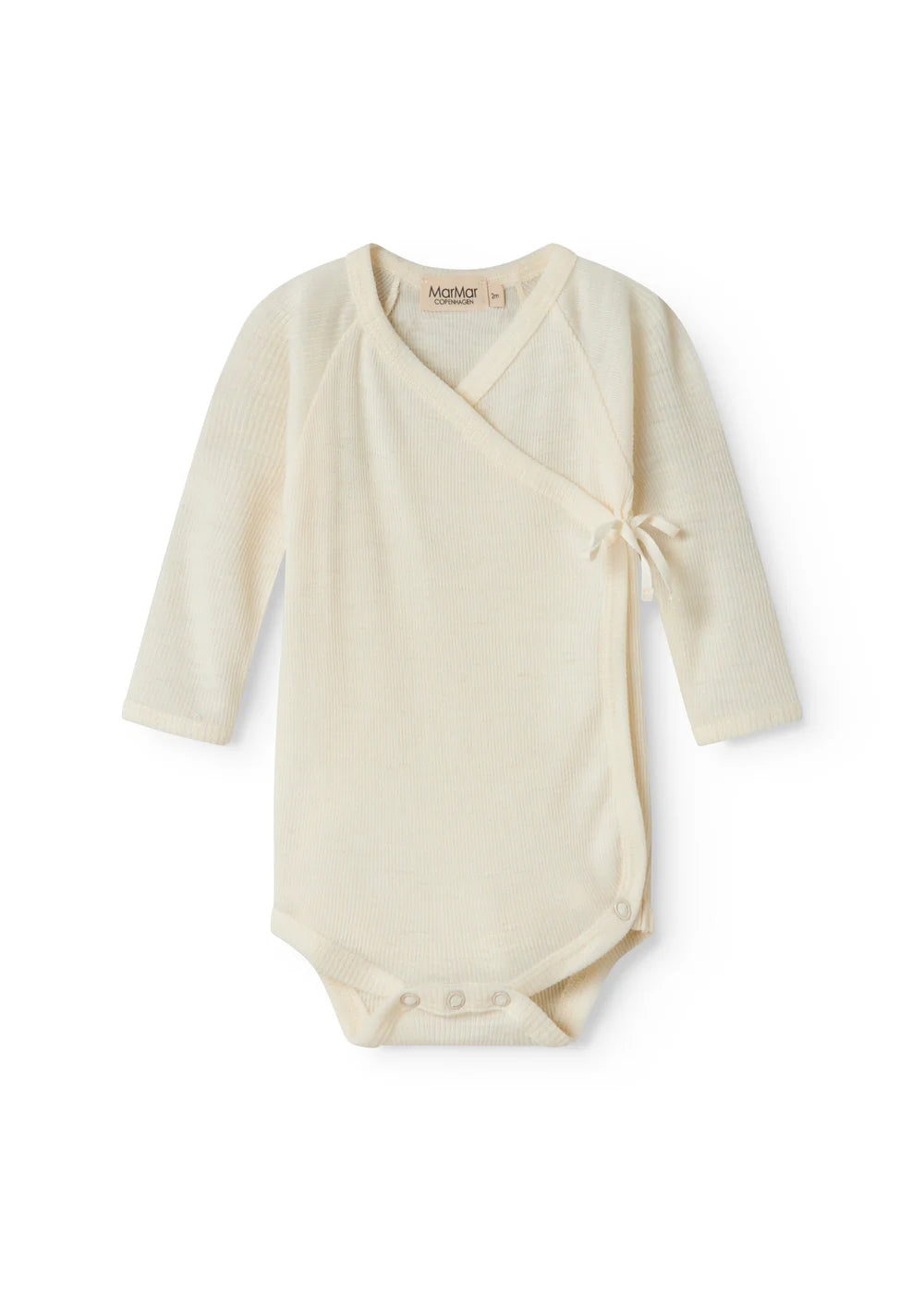BELITA ROMPER WOOL RIB - NATURAL