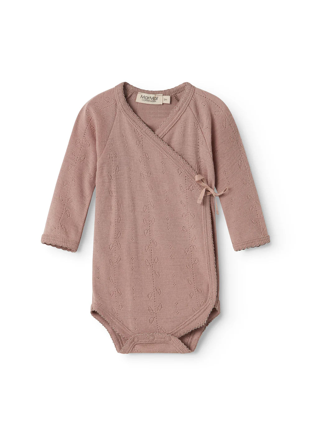 BELITA ROMPER WOOL POINTELLE - BURNT ROSE