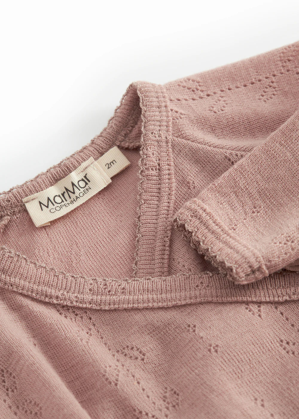 BELITA ROMPER WOOL POINTELLE - BURNT ROSE