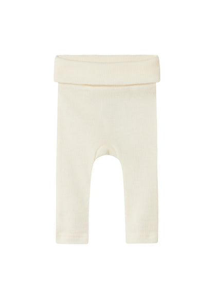 PIVA WOOL RIB BROEKJE  - NATURAL