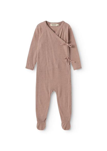 RUBETTA WOOL POINTELLE PAKJE - BURNT ROSE