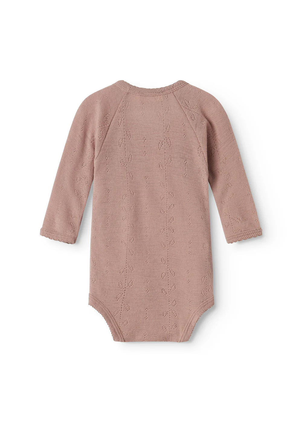BELITA ROMPER WOOL POINTELLE - BURNT ROSE