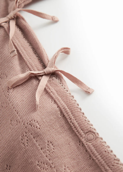 RULA WOOL POINTELLE PAKJE - BURNT ROSE