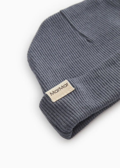 AIKO MUTSJE WOOL RIB NEWBORN - RAINSTORM