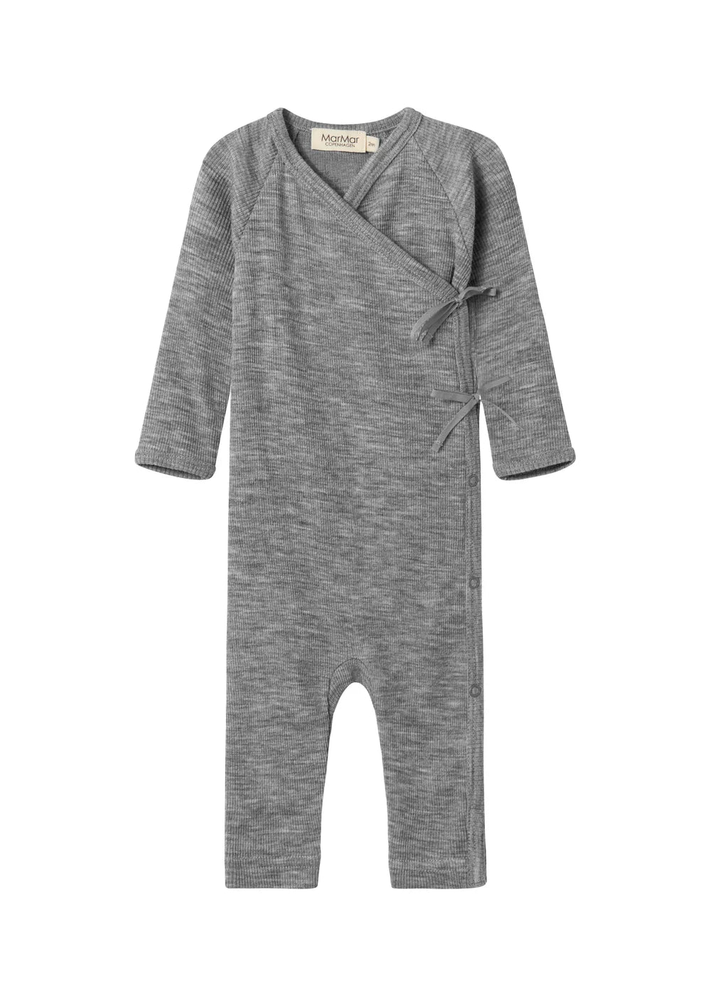 RULA WOOL RIB PAKJE - GREY MELANGE