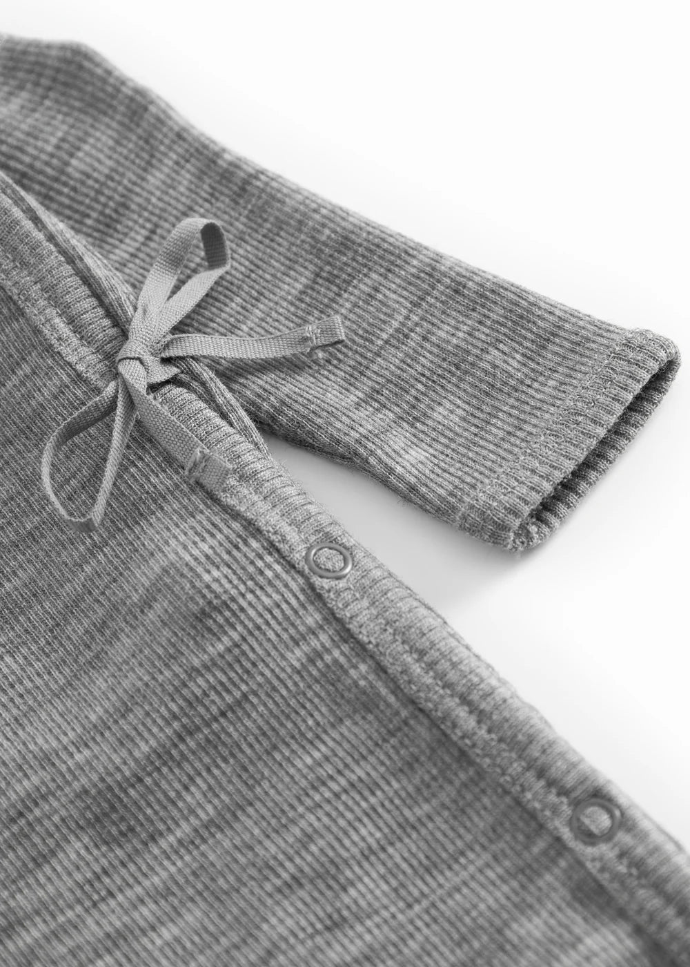 RULA WOOL RIB PAKJE - GREY MELANGE