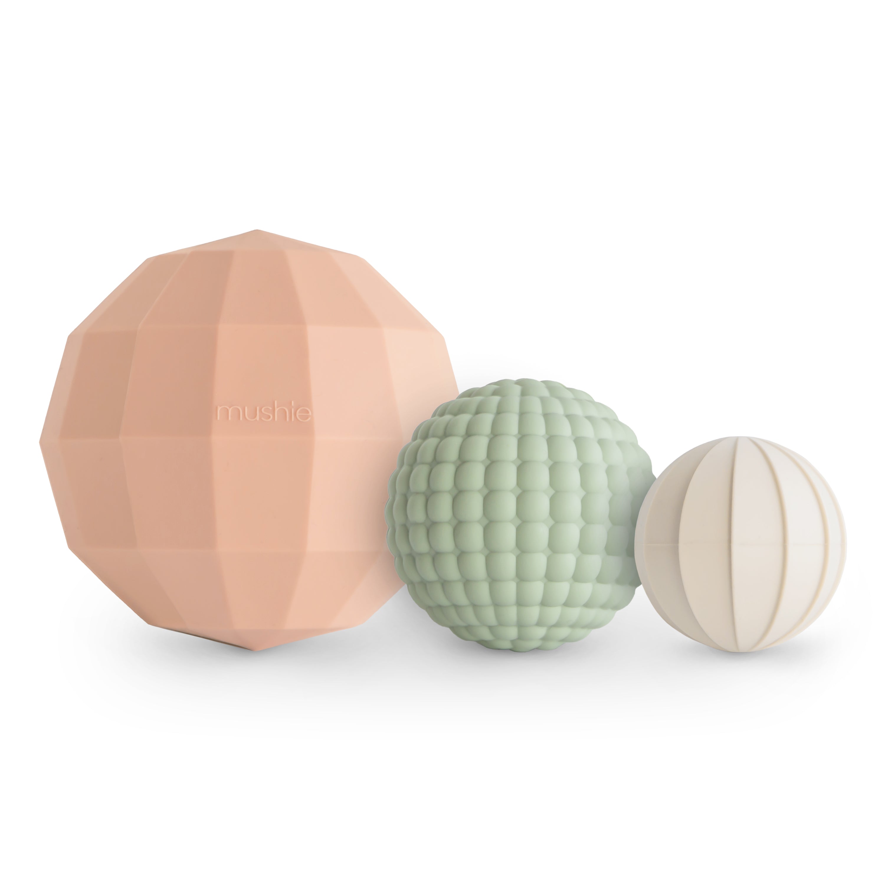NESTING SPHERES SENSORY TOY - BLUSH