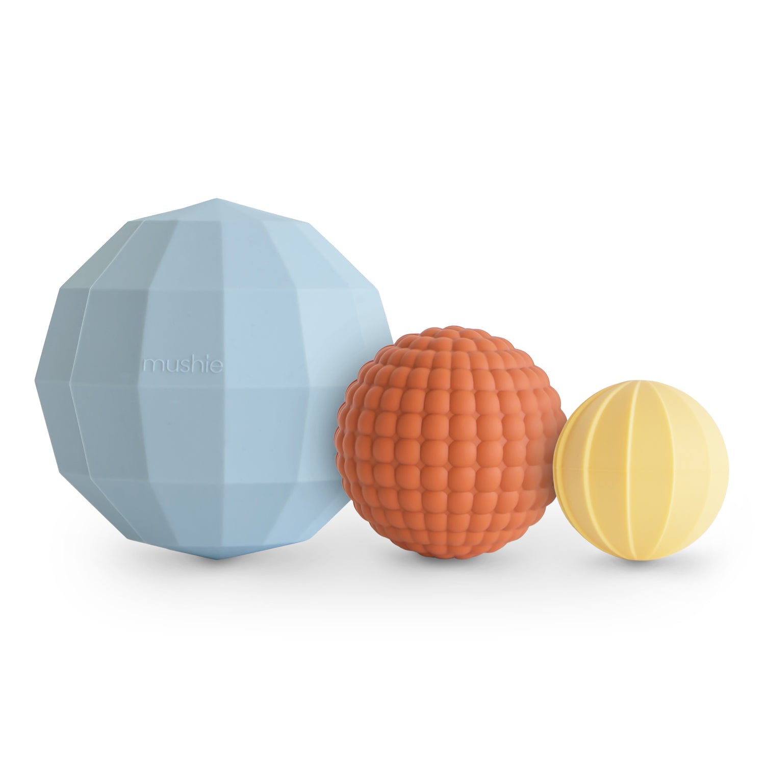 NESTING SPHERES SENSORY TOY - POWDER BLUE