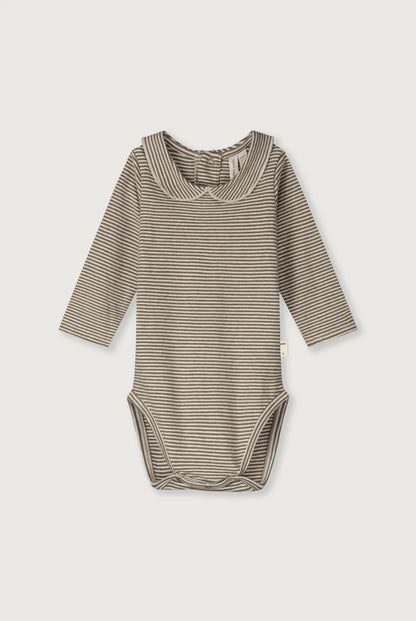 ROMPER MET KRAAG - WOODY/CREAM