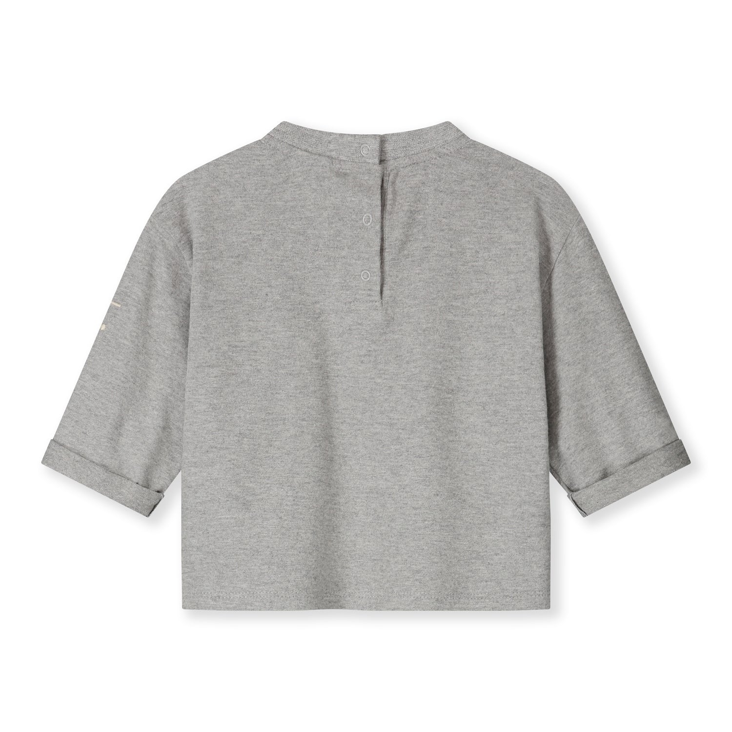 BABY L/S POCKET TSHIRT - GREY MELANGE