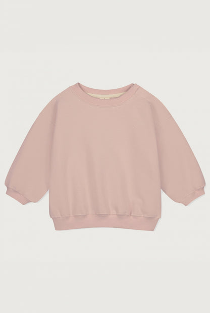 BABY DROPPED SHOULDER SWEATER - FADED PINK
