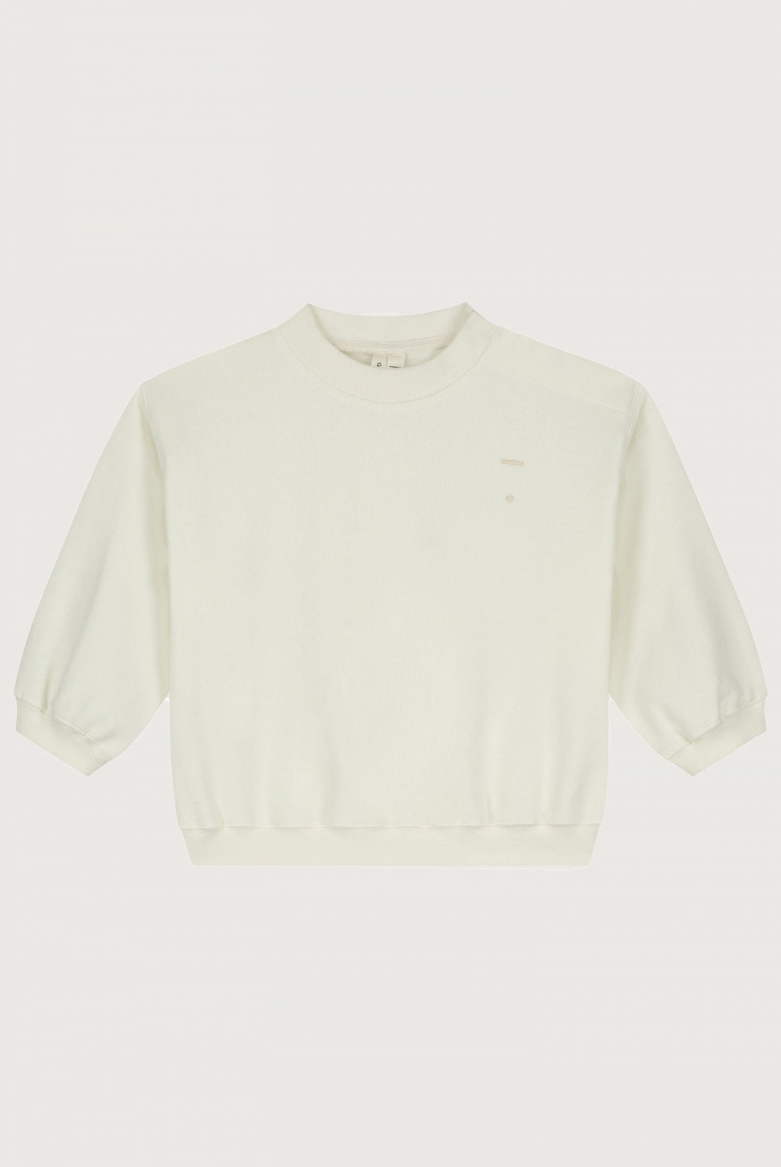 BABY DROPPED SHOULDER SWEATER - CREAM