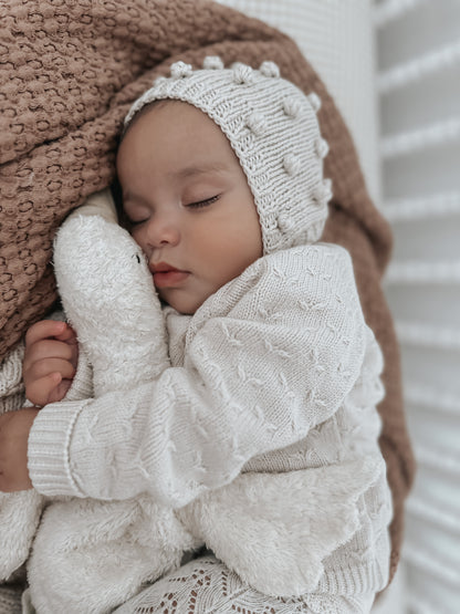 CUDDLY ANIMIAL GOOSE LARGE - WHITE