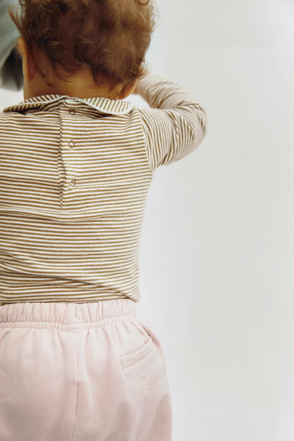 ROMPER MET KRAAG - WOODY/CREAM