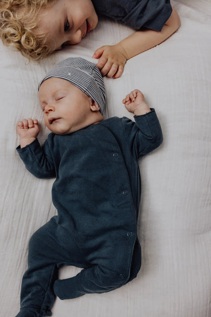 BABY MUTSJE - BLUE GREY/CREAM